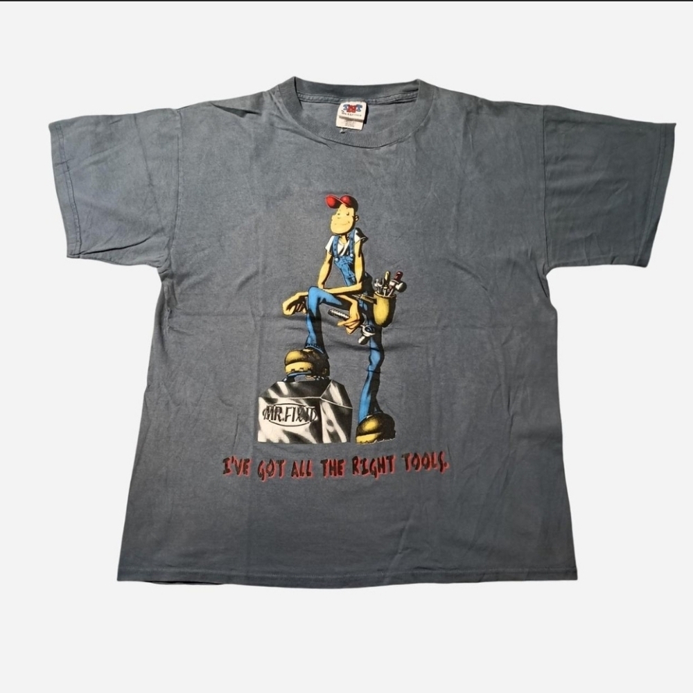 Vintage 90s Mr. Fix It Cartoon T-shirt